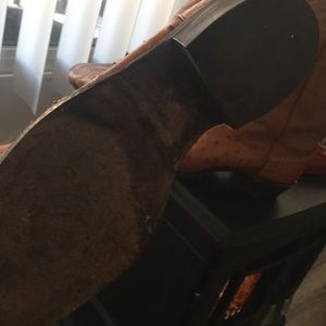 Dan Post, Ostrich boots, shoe trees,covers & case!